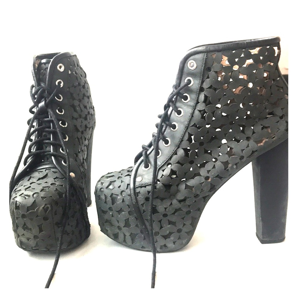 Jeffrey Campbell litas floral see through 7.5 M